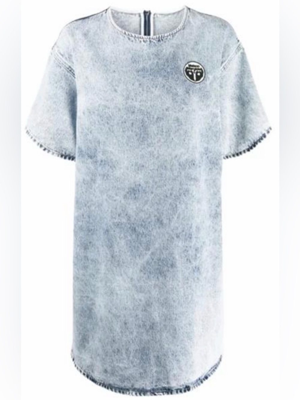 MM6 Maison Margiela Logo Denim T-Shirt Dress